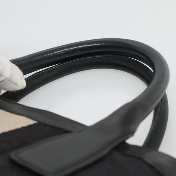 GUCCI GG Canvas Sherry Line Hand Bag Black Silver 002 002 - Picture 8 of 12